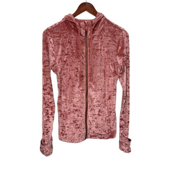 Lululemon Special Edition Hooded Define Jacket Crushed Velvet Soft Cranberry - Picture 6 of 15